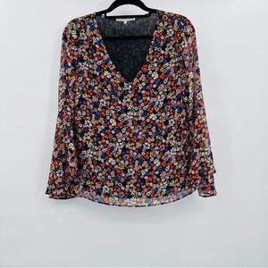 Anthropologie Violet + Claire Blouse Top Long Sleeve Size S